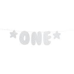 OEM Banner 1St Birthday - One, 11.5X50cm GRL43-018B 5902230767706