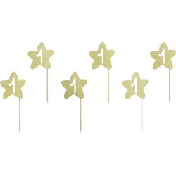 OEM Cupcake Toppers 1St Birthday, Διακοσμητικά Γλυκών KPM25-019B 5902230767638