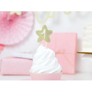 OEM Cupcake Toppers 1St Birthday, Διακοσμητικά Γλυκών KPM25-019B 5902230767638