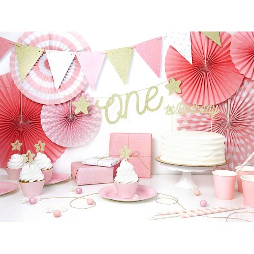 OEM Cupcake Toppers 1St Birthday, Διακοσμητικά Γλυκών KPM25-019B 5902230767638