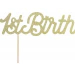 OEM Cake Topper 1St Birthday, Gold KPT34-019B 5902230767737