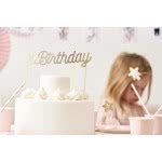 OEM Cake Topper 1St Birthday, Gold KPT34-019B 5902230767737