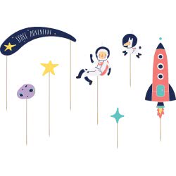 OEM Cake Topper Space, 9.5-24.5Cm KPT37 5900779103320