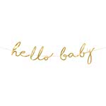 OEM Banner Little Star - Hello Baby, gold, 18x70cm GRL83-019M 5900779106307