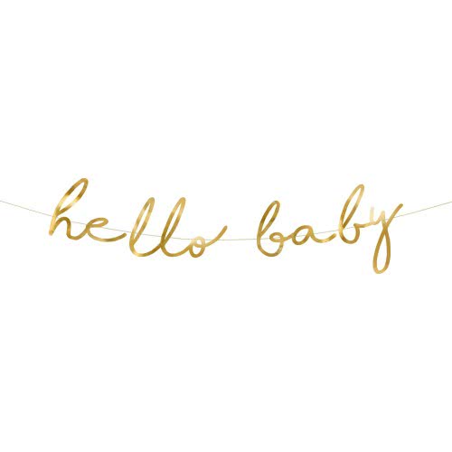 OEM Banner Little Star - Hello Baby, gold, 18x70cm GRL83-019M 5900779106307