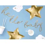 OEM Banner Little Star - Hello Baby, gold, 18x70cm GRL83-019M 5900779106307