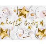 OEM Banner Little Star - Hello Baby, gold, 18x70cm GRL83-019M 5900779106307