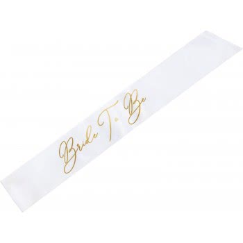 OEM Sash Bride To Be, White, 75Cm SWP3-008 5900779105515