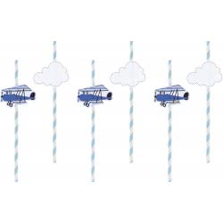 OEM Little Plane Καλαμάκια 24Cm (Χάρτινα) SLP6 5901157482334