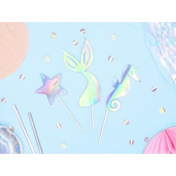OEM Cake Toppers Mermaid, Iridescent, 24.5Cm KPT47-017 5900779100503
