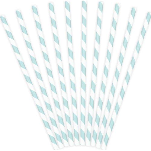 OEM Paper Straws Καλαμάκια, Μπλε, 19.5cm SPP1-001J 5902230750449