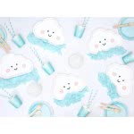 OEM Paper Straws, light blue, 19.5cm SPP1-001J 5902230750449