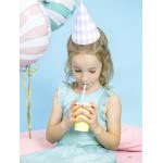 OEM Paper Straws Καλαμάκια, Μπλε, 19.5cm SPP1-001J 5902230750449