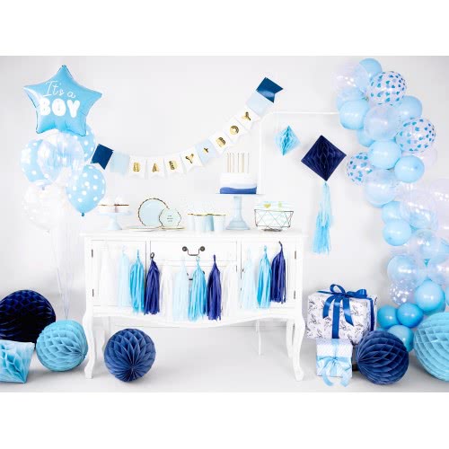 OEM Paper Straws, light blue, 19.5cm SPP1-001J 5902230750449