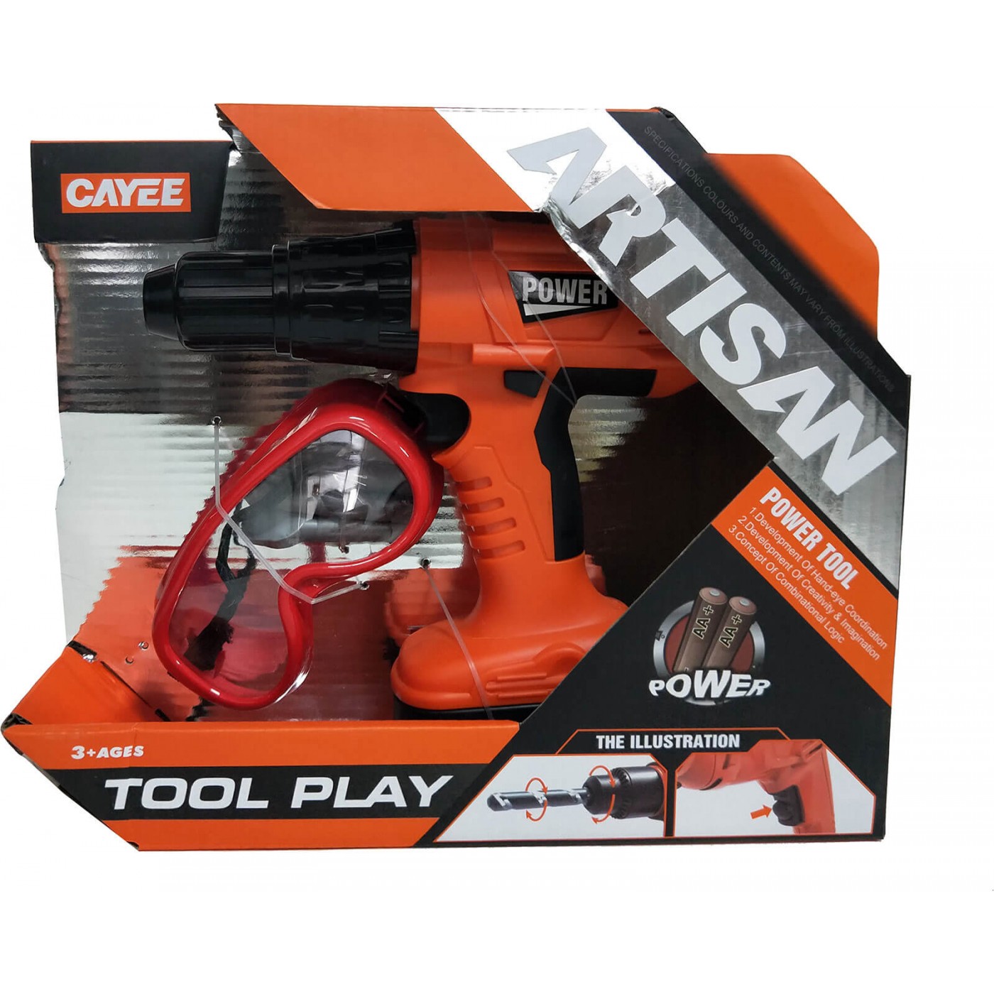 Toys-shop Choice B/O Tool Set Without Battery 3Pcs JU056704 | Toys-shop.gr