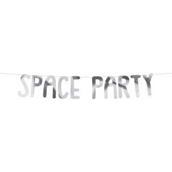 OEM Banner Space - Space Party, Silver, 13X96cm GRL72-018M 5900779101913