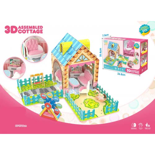 Toys-shop Choice 3D Assembled Cottage Βίλλα Στην Εξοχή JU063545 6990521635451