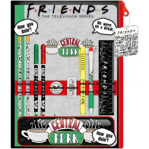 Blue Sky Studios Friends Bumper Stationery Wallet – Grey FS147249 5060718147249