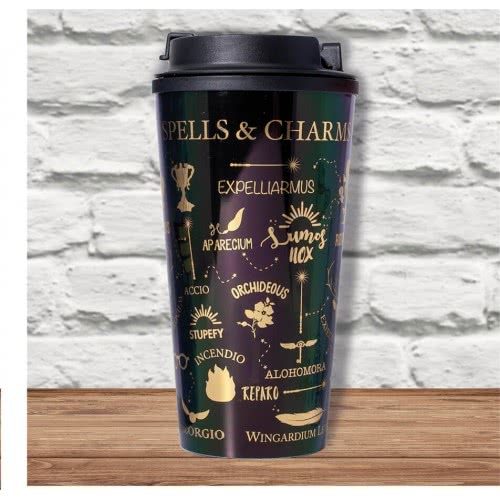 Blue Sky Studios Harry Potter Screw Top Thermal Flask Spells Και Charms (Double Walled) SLHP540 5060718143999