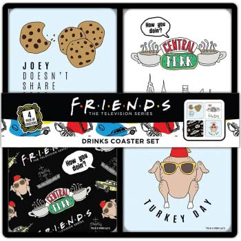Blue Sky Studios Friends Drinks Coaster Set FS147584 5060718147584