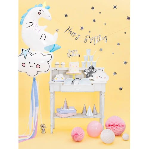 OEM Paper Plates Star, Silver, 23Cm TPP34-018ME 5902230790612