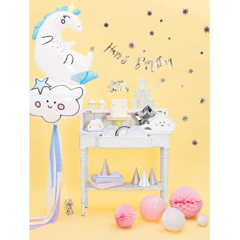 OEM Paper Plates Star, Silver, 23Cm TPP34-018ME 5902230790612