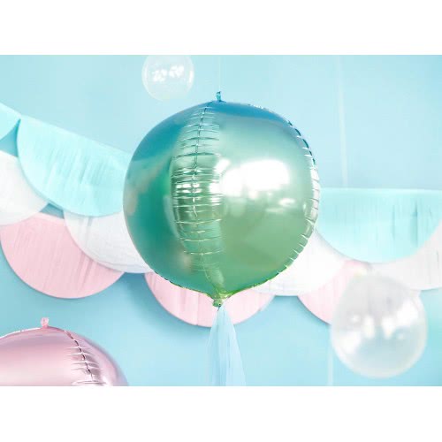 OEM Foil Μπαλόνι Ombre Ball, Μπλε Και Πράσινο, 35Cm FB39-001 5900779108158