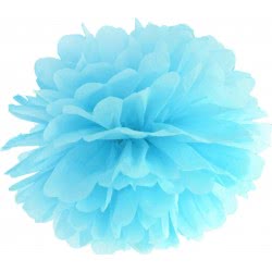 OEM Tissue Paper Pompom, Sky-Blue, 25Cm PP25-011 5901157469281