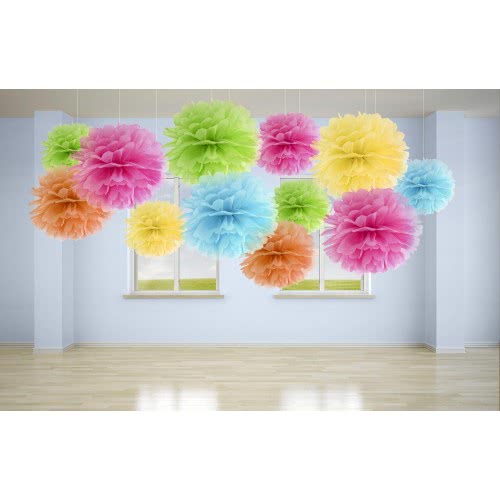 OEM Tissue Paper Pompom, Sky-Blue, 25Cm PP25-011 5901157469281