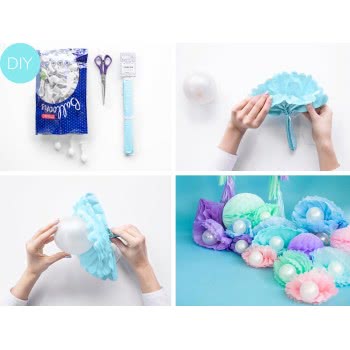 OEM Tissue Paper Pompom, Sky-Blue, 25Cm PP25-011 5901157469281