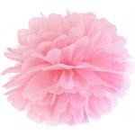 OEM Tissue Paper Pompom, Light Pink, 25Cm PP25-081 5901157469243