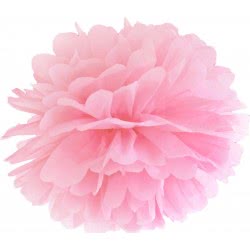 OEM Pompom, Ανοιχτό Ροζ, 25Cm PP25-081 5901157469243