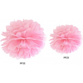 OEM Pompom, Ανοιχτό Ροζ, 25Cm PP25-081 5901157469243