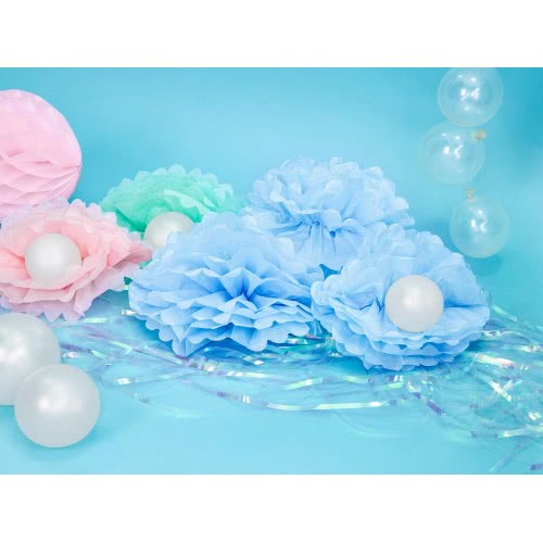 OEM Tissue Paper Pompom, Light Misty Blue, 25Cm PP25-093J 5902230705326