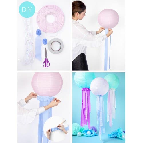 OEM Paper Lantern, Light Pink, 35Cm LAP35-081J 5901157456885