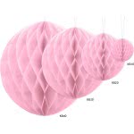 OEM Honeycomb Ball, Light Pink, 20Cm KB20-081J 5901157497635