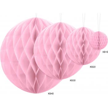 OEM Honeycomb Ball Μπάλα, Ανοιχτό Ροζ, 20Cm KB20-081J 5901157497635