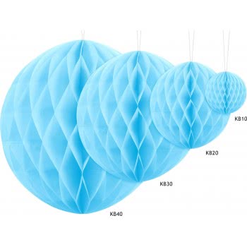 OEM Honeycomb Ball Μπάλα, sky-blue, 20cm KB20-011 5902230762237