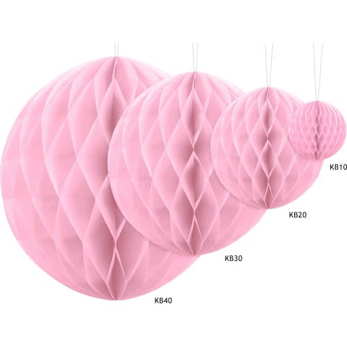 OEM Honeycomb Ball, Light Pink, 10Cm KB10-081J 5901157497437