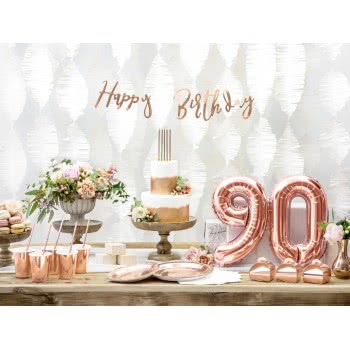 OEM Foil Μπαλόνι Αριθμός 9 35Cm Rose Gold Χρυσό FB10M-9-019R 5902230780118