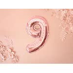 OEM Foil Μπαλόνι Αριθμός 9 35Cm Rose Gold Χρυσό FB10M-9-019R 5902230780118