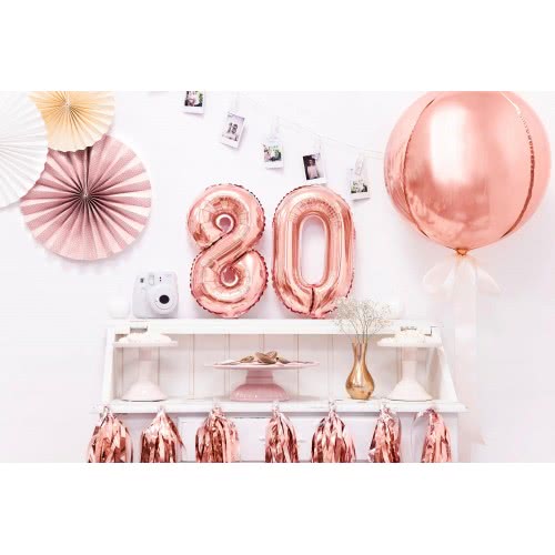 OEM Foil Μπαλόνι Αριθμός 8 35Cm Rose Gold Χρυσό FB10M-8-019R 5902230780088