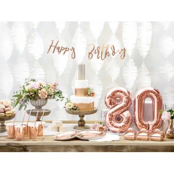 OEM Foil Μπαλόνι Αριθμός 8 35Cm Rose Gold Χρυσό FB10M-8-019R 5902230780088