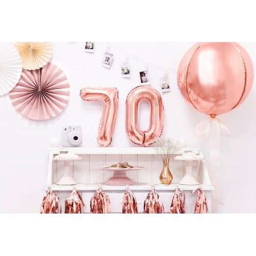 OEM Foil Balloon Number 7, 35Cm, Rose Gold FB10M-7-019R 5902230780057
