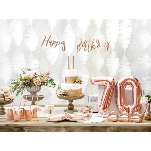 OEM Foil Balloon Number 7, 35Cm, Rose Gold FB10M-7-019R 5902230780057