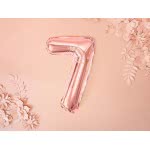 OEM Foil Μπαλόνι Αριθμός 7 35Cm Rose Gold Χρυσό FB10M-7-019R 5902230780057