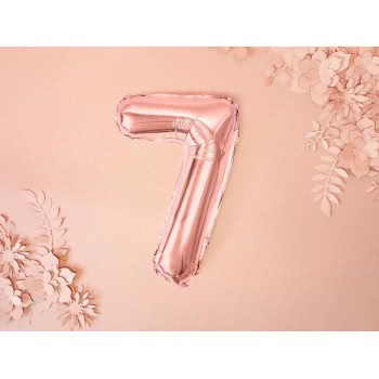 OEM Foil Balloon Number 7, 35Cm, Rose Gold FB10M-7-019R 5902230780057