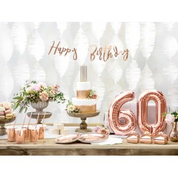 OEM Foil Μπαλόνι Αριθμός 6 35Cm Rose Gold Χρυσό FB10M-6-019R 5902230780026