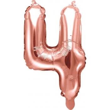 OEM Foil Balloon Number 4, 35Cm, Rose Gold FB10M-4-019R 5902230779969