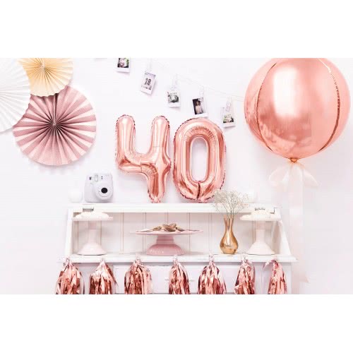 OEM Foil Μπαλόνι Αριθμός 4 35Cm Rose Gold Χρυσό FB10M-4-019R 5902230779969